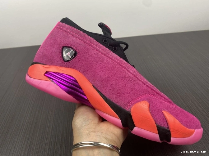 DH4121-600 14 Jordan Pink (W) Retro Shocking Low 0531